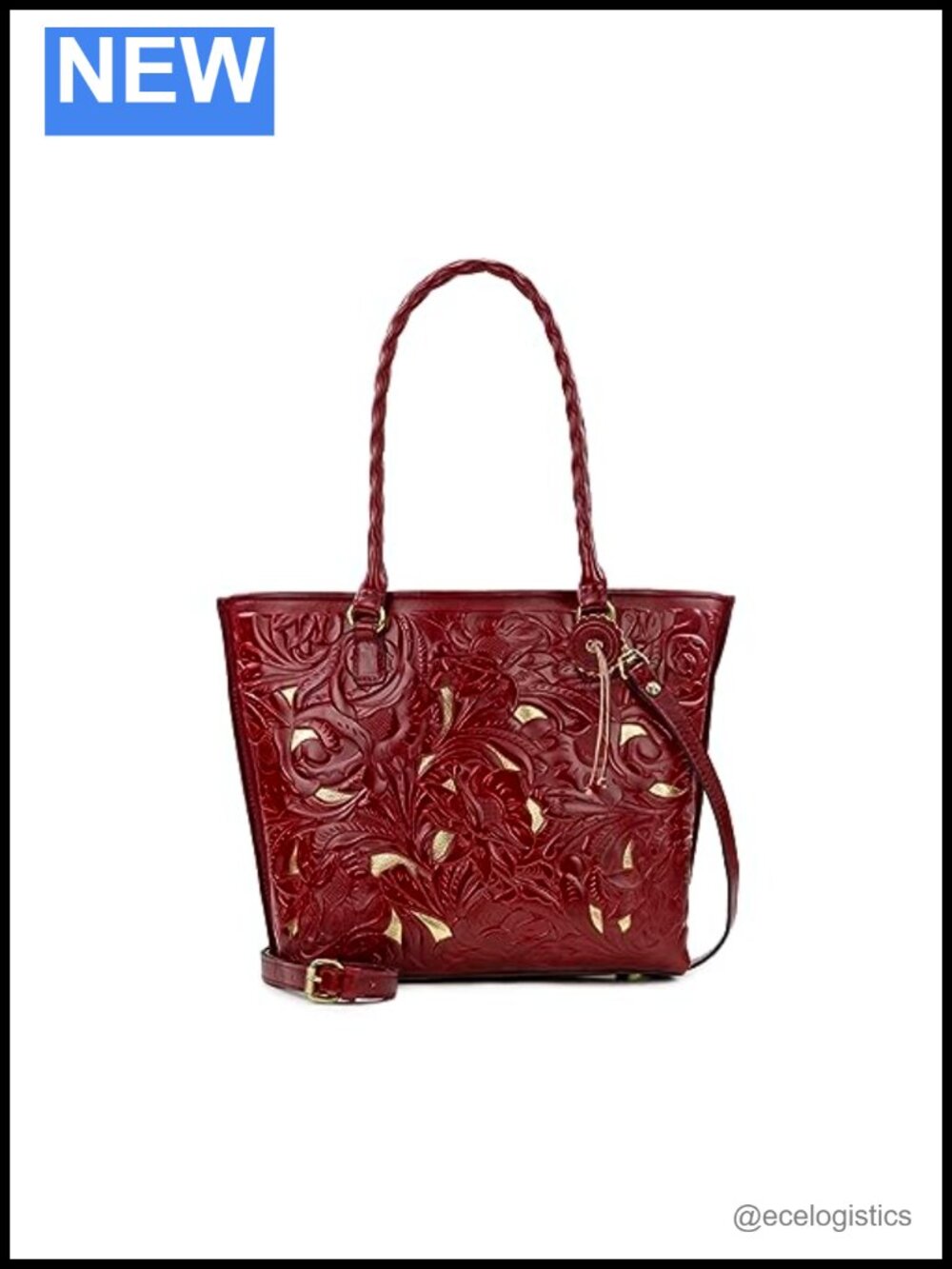 Patricia Nash Adeline Full Grain Leather Tote Purse
